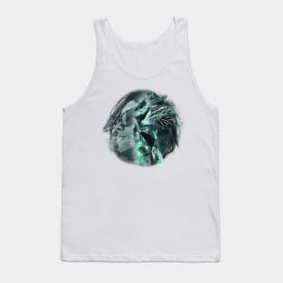 Woman with tiger inner strength Tank Top